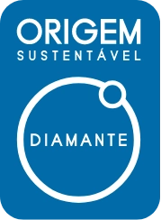 Selo Diamante origem sustentável